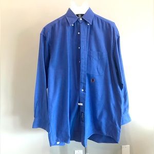 Men’s Tommy Hilfiger 100% Cotton Blue Tailored Dress Shirt.